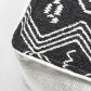 La Forma poef Nicam | grijs/wit design jacquard stof (60 x 60 cm)