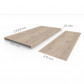 COREtec CoreTec overzettreden met neus (2 stuks) PVC WPC Lumber 153 x 81,5 cm