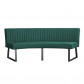 HomingXL Eetkamerbank - Hengelo - geschikt voor ovale tafel 200 cm - stof Element bos groen 20