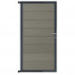 C-Wood Tuindeur aluminium antraciet frame Modular - composiet co-ex grijs (90 x 180 cm)