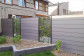 Elephant Zelfbouw schutting composiet Modular Rock grey antraciet alu accessoires (180 x 97 cm)