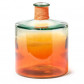 La Forma decoratieve vaas Sinclair | 2 tinten oranje glas (26 cm hoog)
