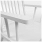 La Forma schommelstoel Terence | Rubberhout wit