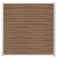 C-Wood Zelfbouw schutting composiet Rhombus Triple bruin gevlamd - blank alu accessoires (180 x 200 cm)