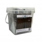 C-Wood Bevestigingsclips bruin gevlamd incl RVS schroeven (100 stuks)