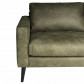 HomingXL Hoekbank Aster chaise longue rechts | lederlook Dalton groen 14 | 2,62 x 2,22 mtr breed