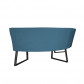 HomingXL Eetkamerbank - Hengelo - geschikt voor ronde tafel 130 cm - stof Element petrol 14