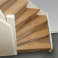 Stepwood complete traprenovatie (14 treden) - Eikenhout 4 mm toplaag - Voor dichte trappen