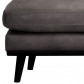 HomingXL Loungebank Odissi chaise longue rechts | leer Kentucky antraciet 01 | 2,58 x 1,60 mtr breed