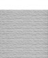 HomingXL zelfbouw schutting beton recht eenzijdig fels steenmotief grijs (199 x 193 cm)