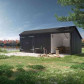 Plus Danmark Multi tuinhuis met dubbele deur/dicht/open 15,5 m2 onbehandeld incl. dakleer/alu strips 248 x 432 x 250 cm