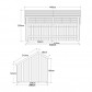 Plus Danmark Multi tuinhuis met dubbele deur/ dicht 10,5 m2 onbehandeld incl dakleer/alu strips 248 x 432 x 250 cm