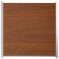 C-Wood Zelfbouw schutting hardhout Mix & Match Bamboe - wit alu accessoires (180 x 180 cm)