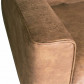 HomingXL Hoekbank Aster chaise longue rechts | lederlook Dalton cognac 09 | 2,62 x 2,22 mtr breed