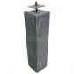 TrendHout Betonpoer glad (12 x 12 x 58 cm) incl. RVS stelanker