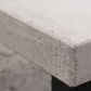 HomingXL Eettafel betonlook | U-poot zwart gepoedercoat staal | 160 x 100 cm | Bladdikte 5 cm