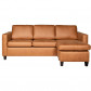HomingXL loungebank Swing chaise longue rechts | stof Missouri cognac 03 | 2,08 x 1,36 mtr breed