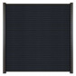 C-Wood Zelfbouw schutting composiet Rhombus Triple antraciet - antraciet alu accessoires (180 x 200 cm)