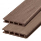 C-Wood Vlonderplank composiet 2,5 x 14 cm bruin fijne ribbel/geborsteld