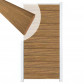 C-Wood Zelfbouw schutting hardhout Mix & Match Thermo Fraké - wit alu accessoires (90 x 180 cm)