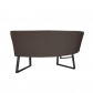 HomingXL Eetkamerbank - Amsterdam - geschikt voor tafel 130 cm - stof Element antraciet 02