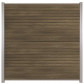 C-Wood Zelfbouw schutting composiet Rhombus Double ipé - blank alu accessoires (180 x 180 cm)