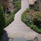C-Wood vlonderplank composiet 2,1 x 14 cm donker bruin (3 mtr) grove ribbel en vlak