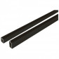 C-Wood Zelfbouw schutting hardhout Mix & Match Thermo Fraké / antraciet - antraciet alu accessoires (180 x 180 cm)