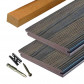 Eva-Last Vlonder totaalpakket composiet massief 2,4 x 19 cm driftwood dark (3 mtr) schorsmotief