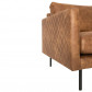 HomingXL 3 zitsbank - Daisy - met doorgestikte armleuning - leer Colorado cognac 03