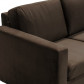 HomingXL Loungebank Swing chaise longue rechts | velours Brunei bruin 13 | 2,08 x 1,36 mtr breed