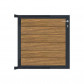 C-Wood Tuinpoort aluminium antraciet frame Mix & Match - hardhout Thermo Fraké (90 x 90 cm)