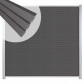 C-Wood Zelfbouw schutting composiet Rhombus Triple rock grey - blank alu accessoires (180 x 180 cm)