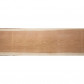 HomingXL Boomstam tafelblad | Massief hardhout onbehandeld | Dikte 5 cm | 4000 x 740 mm