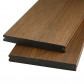 PrimeDeck Vlonderplank composiet massief 2,3 x 19 cm Forest Brown vlak/houtnerf (3 mtr)