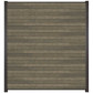 C-Wood Zelfbouw schutting composiet Rhombus Double grijs - antraciet alu accessoires (180 x 200 cm)