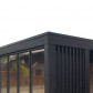 TrendHout Daktrim aluminium zwart buitenhoek 50 x 50 cm (35 mm)