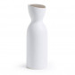 La Forma fles Midi | Medium - wit met houten stop (29 cm hoog)