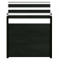 C-Wood Zelfbouw schutting composiet Rhombus Double zwart - zwart alu accessoires (180 x 180 cm)