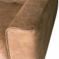 HomingXL Hoekbank Aster chaise longue links | lederlook Dalton cognac 09 | 2,22 x 2,62 mtr breed