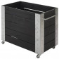 Plus Danmark Plantenbak vuren geimpregneerd - Cubic zwart 87 x 50 x 70 cm