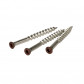 Deckwise Schroeven RVS platte kop 4 x 64 T15 - Bruin (100 stuks)