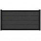 C-Wood Zelfbouw schutting composiet Modular antraciet - zwart alu accessoires (180 x 97 cm)