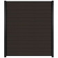 C-Wood Zelfbouw schutting composiet Mix & Match antraciet - zwart alu accessoires (180 x 200 cm)