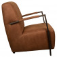 HomingXL Industriële fauteuil Venus | pilotenleer Niagara cognac 06 | 66 cm breed