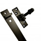 HomingXL Verstelbare poortbeslag - Verzinkt zwart gepoedercoat - 67 cm