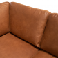 HomingXL Loungebank Faro chaise longue rechts | leer Kentucky cognac 09 | 2,65 x 2,23 mtr breed
