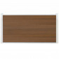 C-Wood Schutting composiet Como teak met blank aluminium kader (180 x 90 cm)