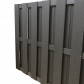 C-Wood Schutting composiet laag Bari antraciet met antraciet aluminium frame (180 x 123 cm)
