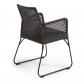 La Forma stoel Novak | donkergrijs gepoedercoat staal met gevlochten polyester touw donkergrijs